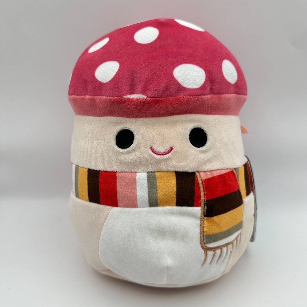 Squishmallows Malcolm the Mushroom 8" Scarf Fall Autumn Forestcore Fairy Crunchy